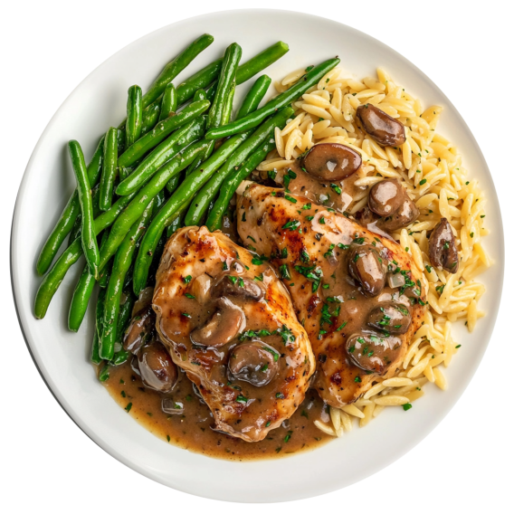 chicken marsala orzo home slide ab120118