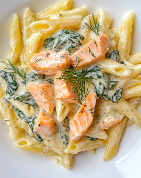 salmon penne florentine f46e4f13